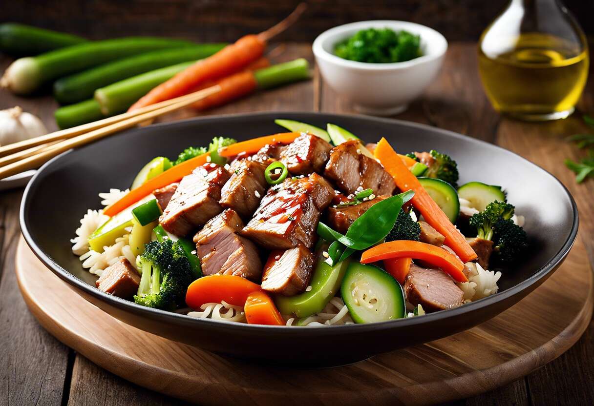 Sauté de porc aux petits légumes : recette facile et savoureuse