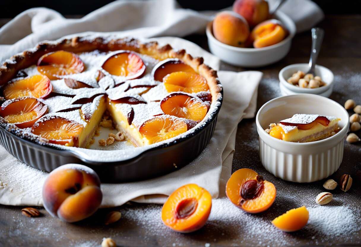 Clafoutis aux abricots et noisettes : recette croquante et gourmande
