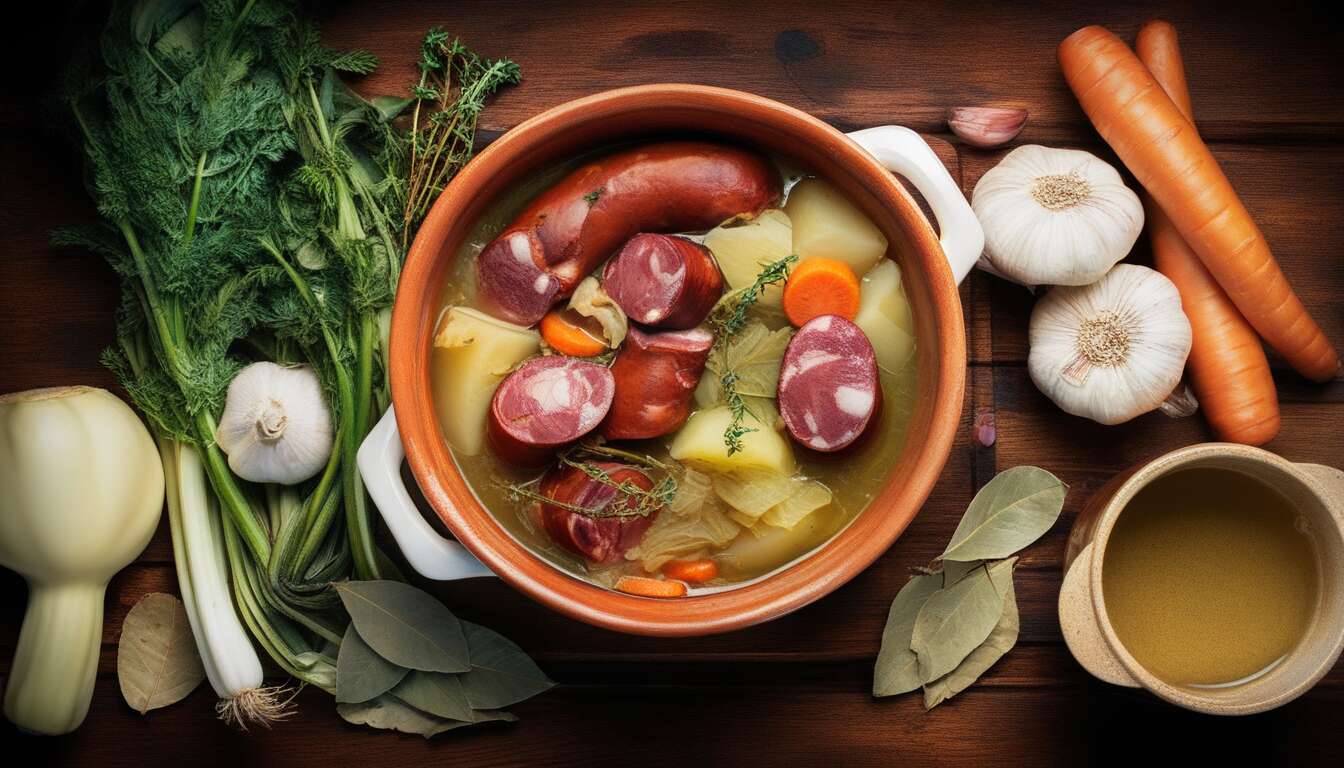 Recette de cocotte de chou aux saucisses fumées: saveurs traditionnelles
