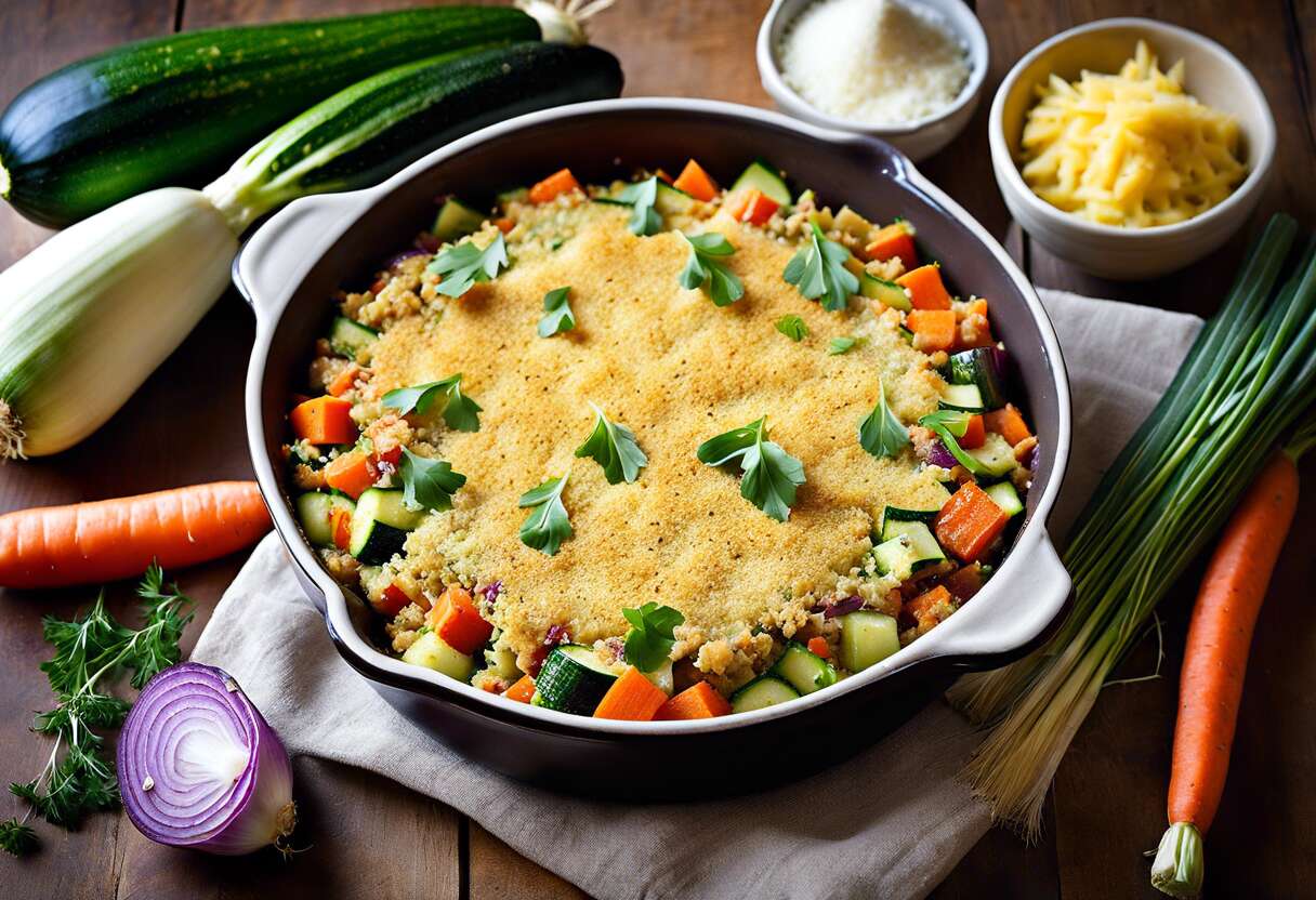 Crumble de légumes : recette réconfortante pour l'hiver