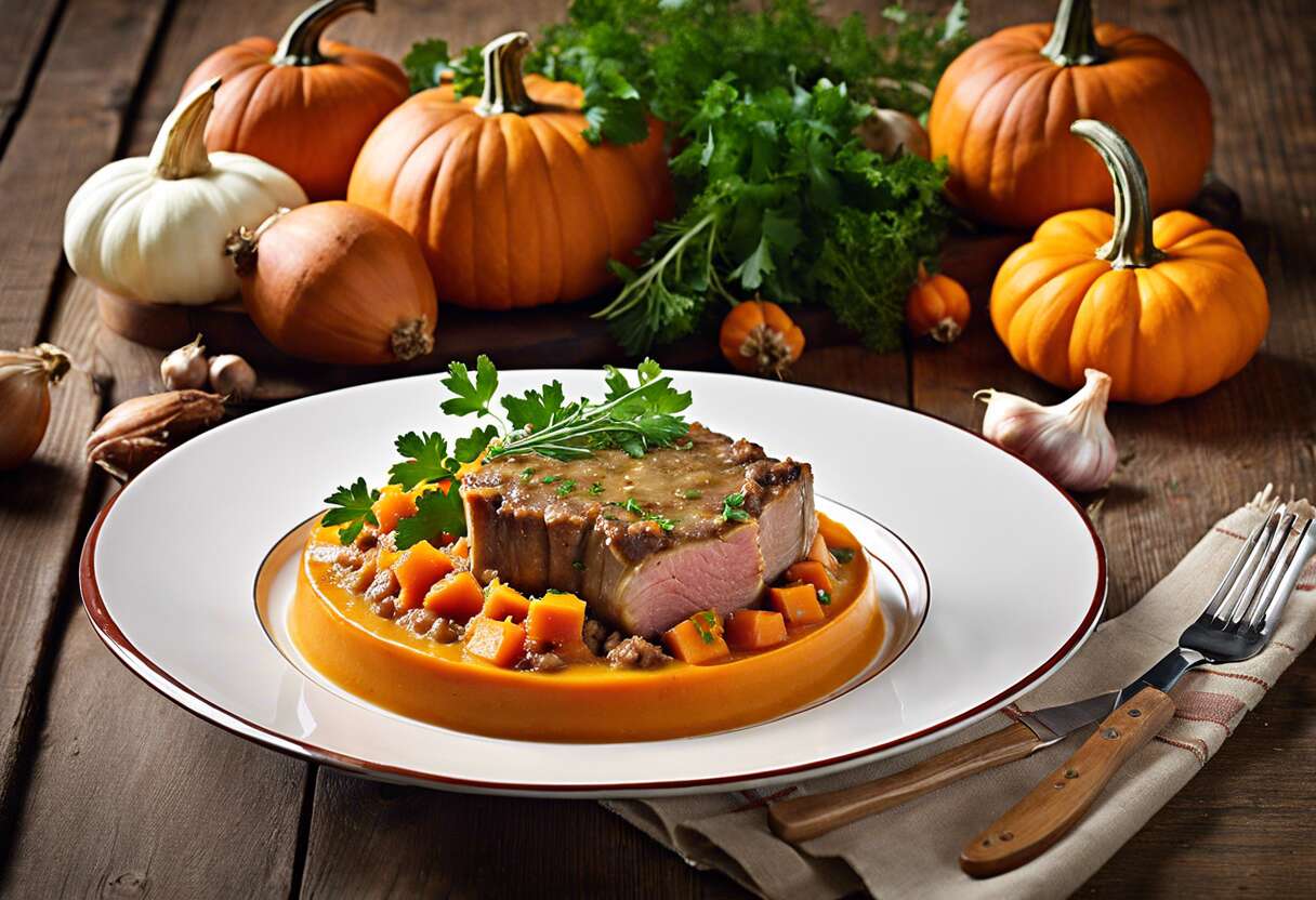 Parmentier de veau et potimarron : recette réconfortante et facile