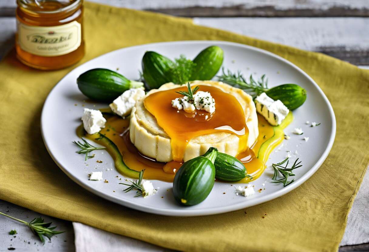 Tatin de courgettes, chèvre, miel et thym : la recette gourmande et facile !