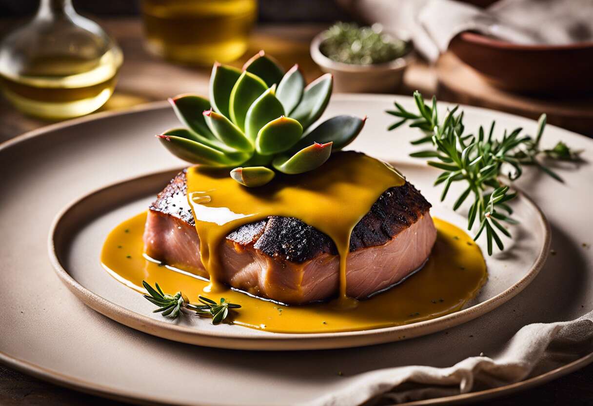 Rôti de porc fondant à la moutarde à l'ancienne : recette traditionnelle et astuces