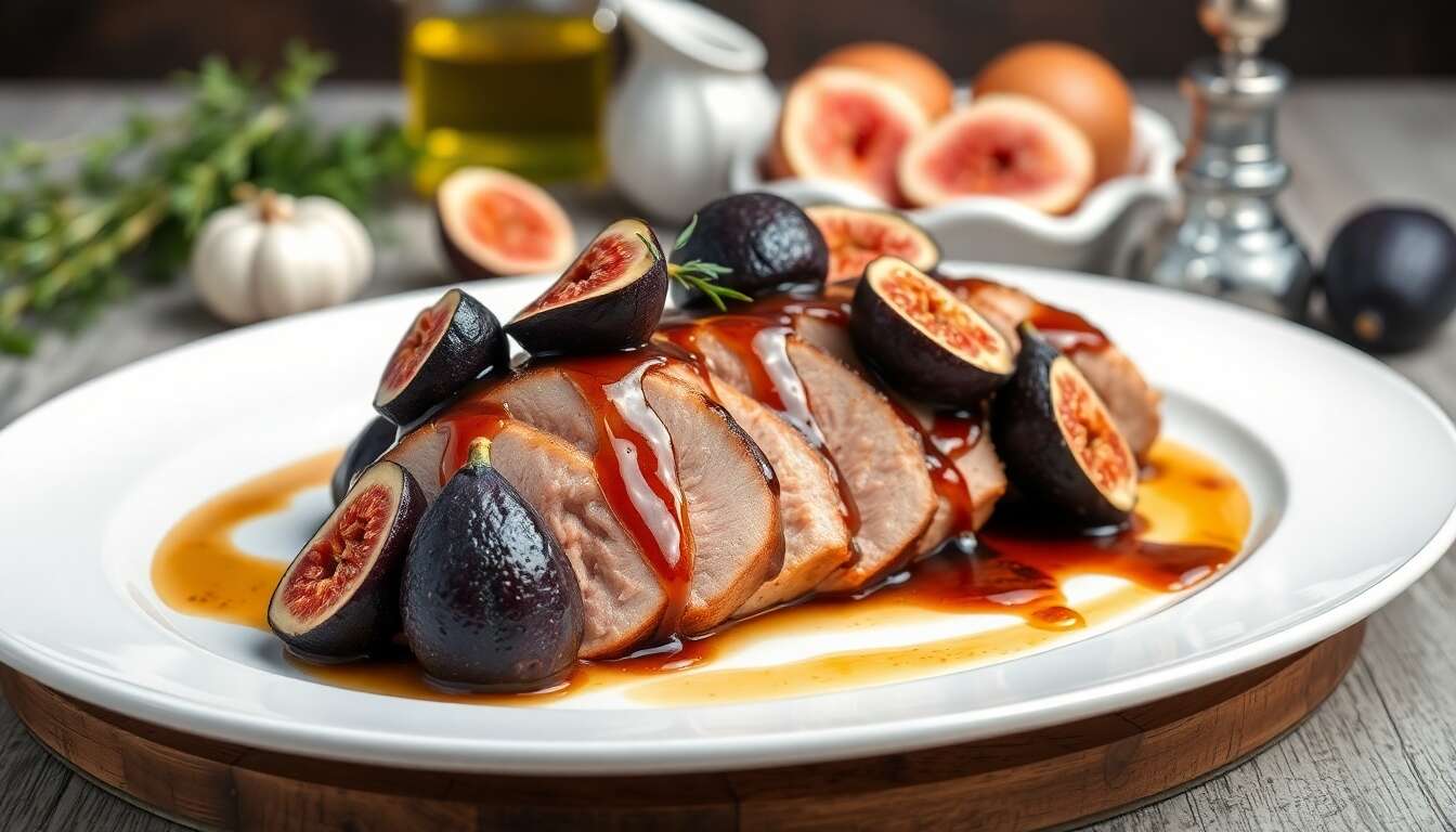 Filet mignon de porc aux figues : recette gourmande et raffinée
