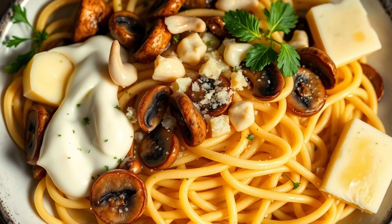 Recette de tagliatelles à la crème de cèpes : un festin automnal