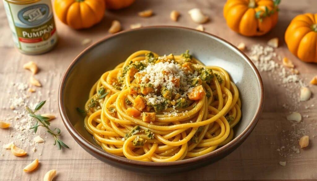 Recette de trucioli au pesto de potiron