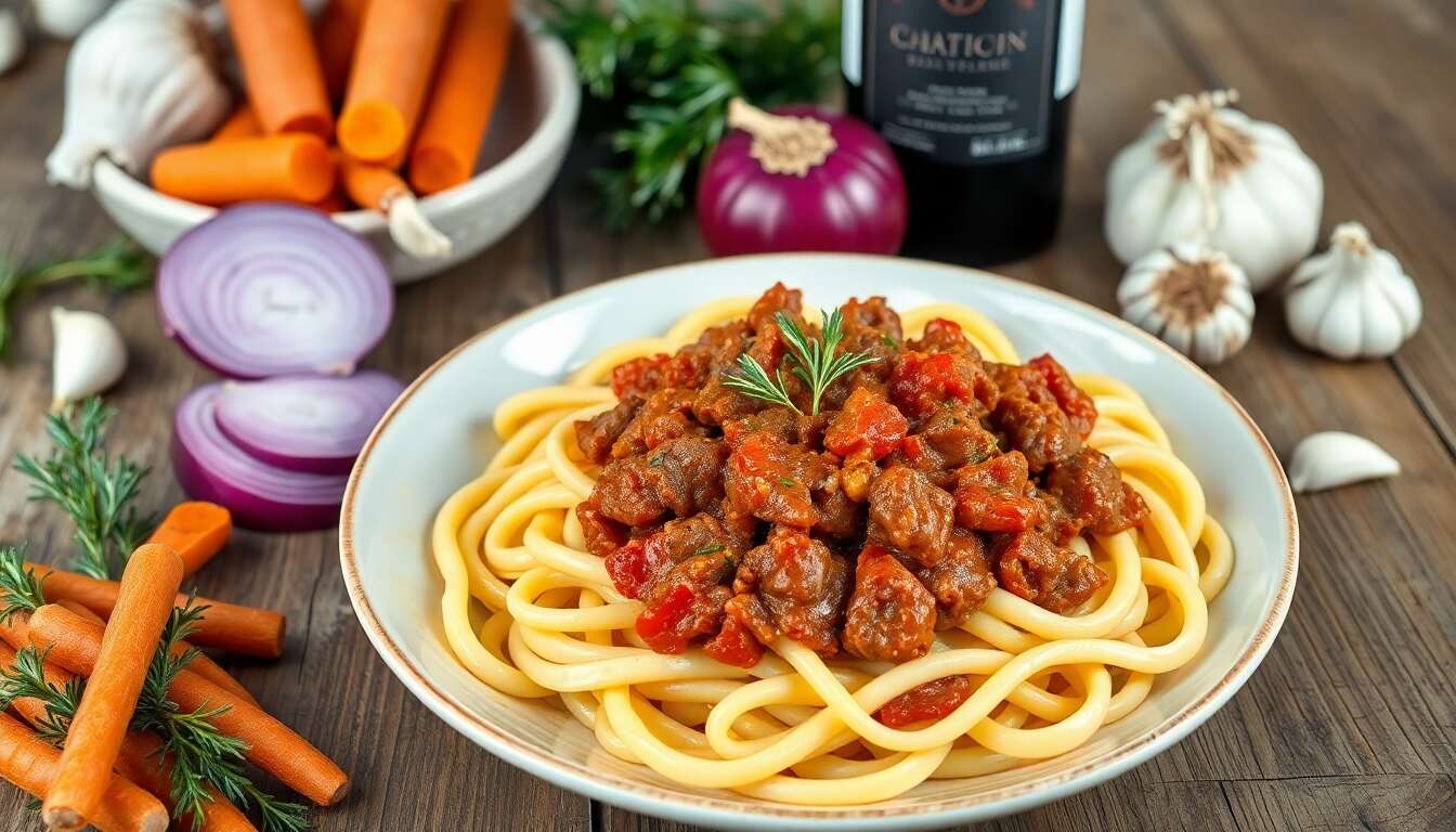 Recette de paccheri au marcassin