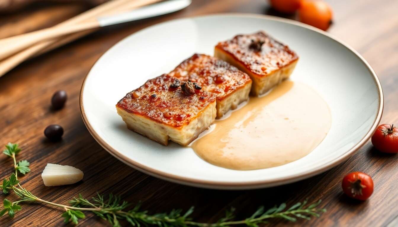 Nems d'agneau au miso rouge : recette gourmande avec crème veloutée de lentilles du Puy