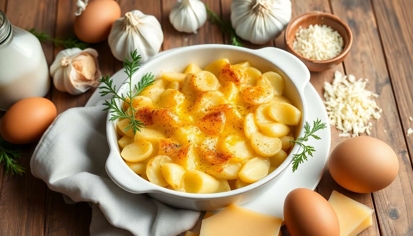 Gratin dauphinois au gruyère : recette gourmande