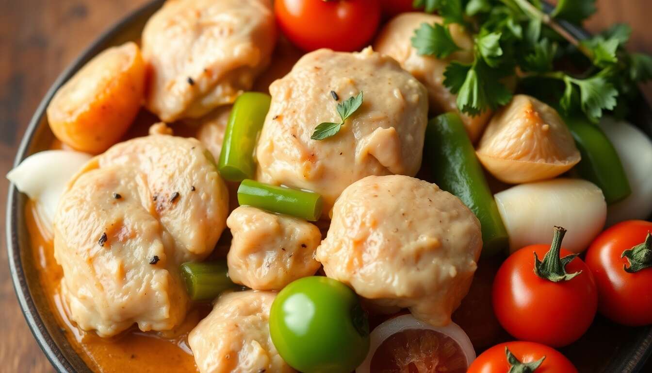 Recette authentique du poulet basquaise