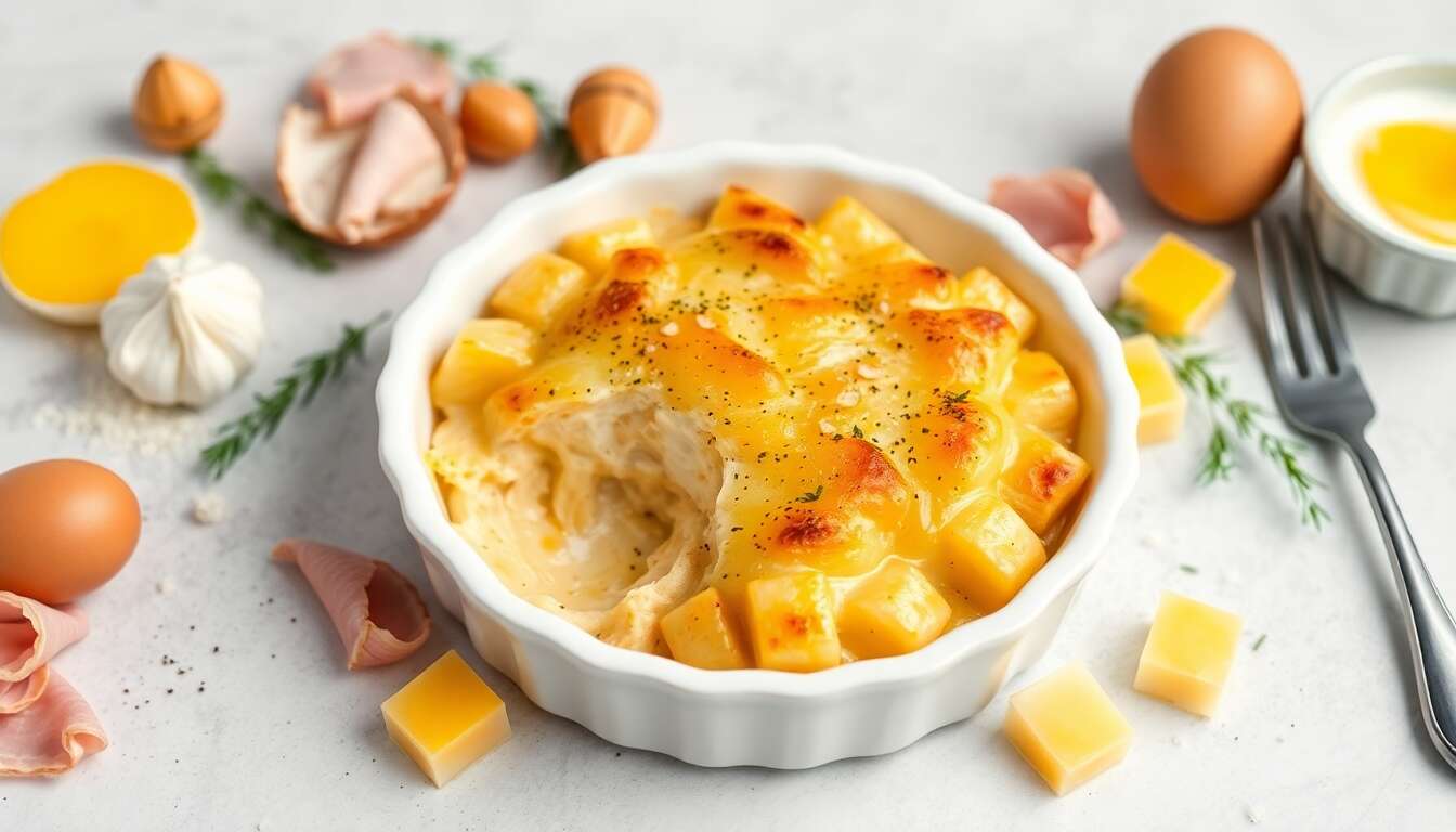 Gratins de crozets à la cancoillotte : recette savoureuse
