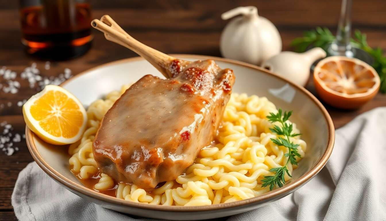 Recette de l'Osso Buco à la Milanaise avec Risotto Al Salto
