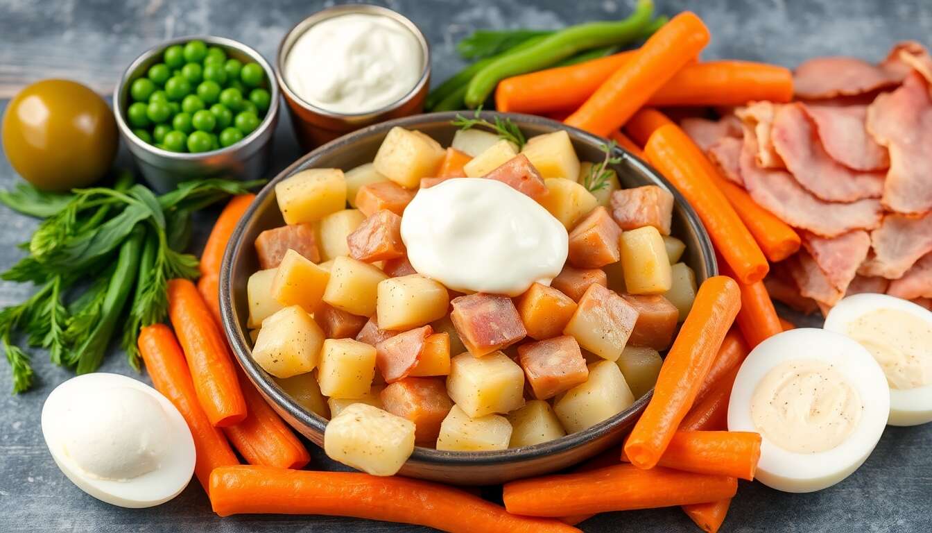 Salade russe façon Loïc : une recette gourmande