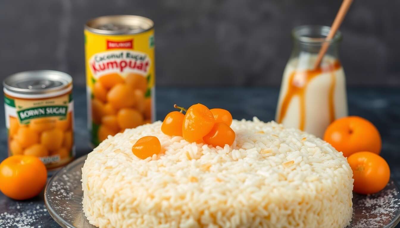 Tatin de riz aux kumquats : recette gourmande