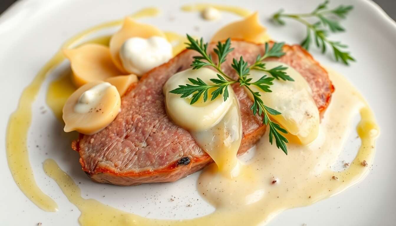 Magret de canard : recette gourmande à la crème de persil tubéreux