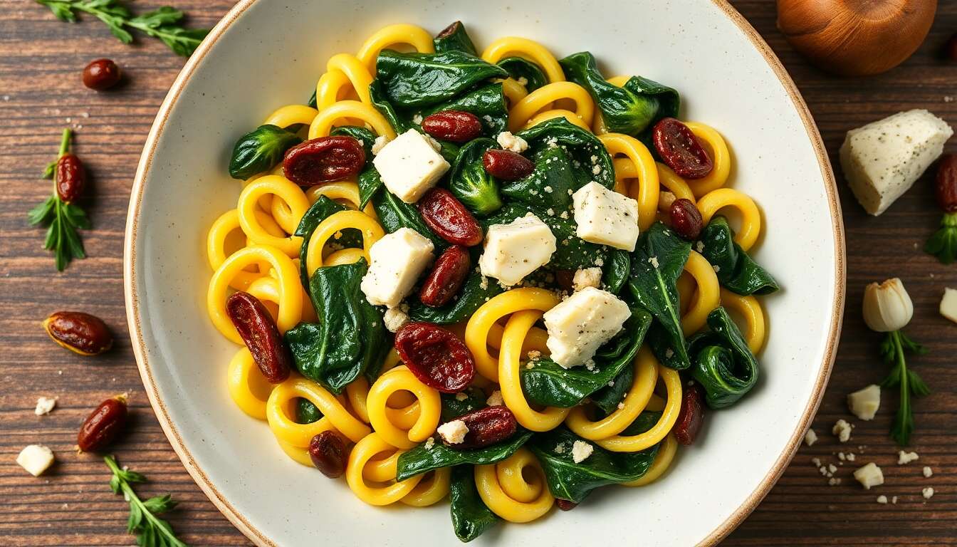 Recette d'orecchiette au cavolo nero, anchois et gorgonzola