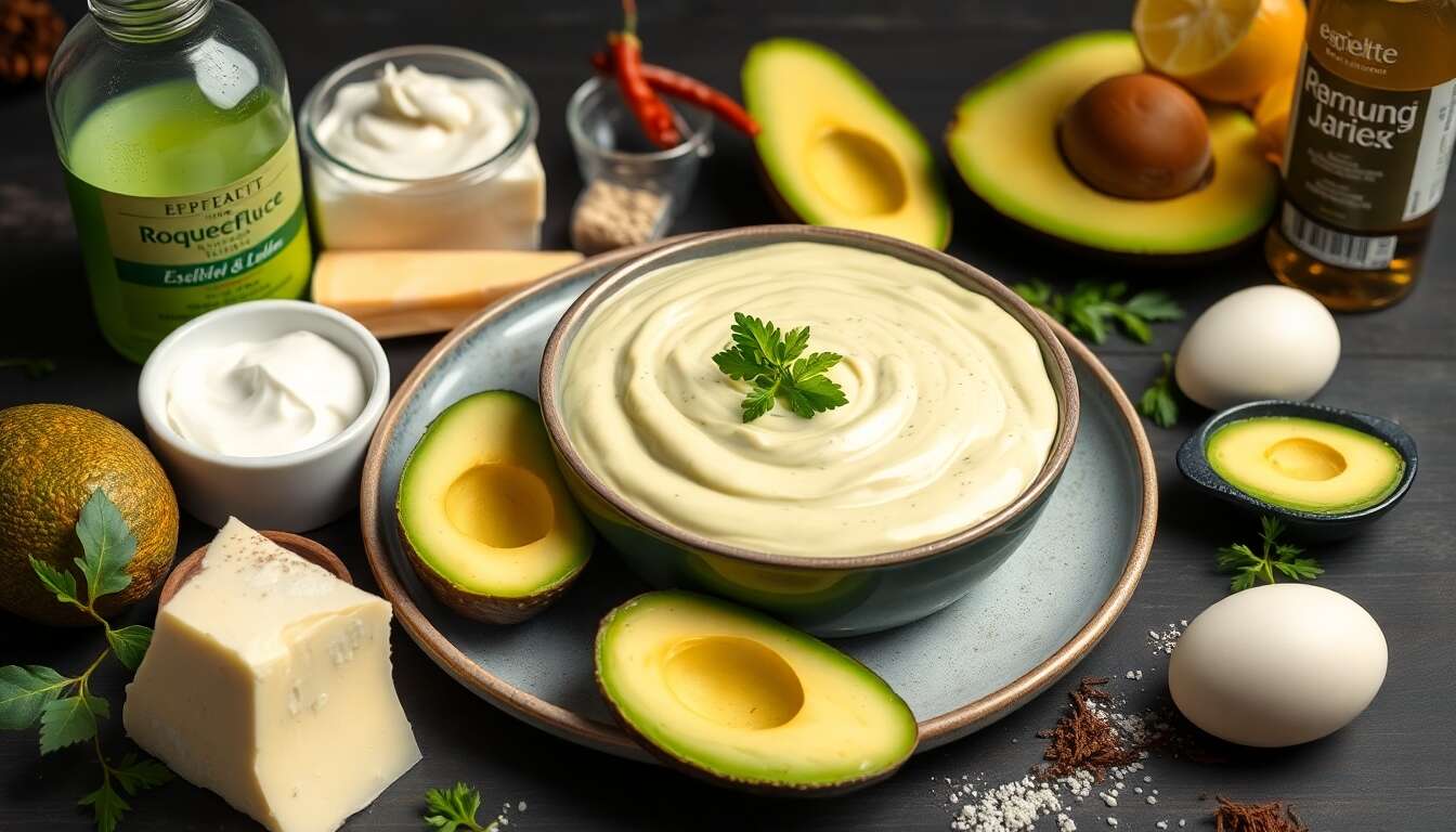 Sauce crémeuse avocat Roquefort : recette savoureuse