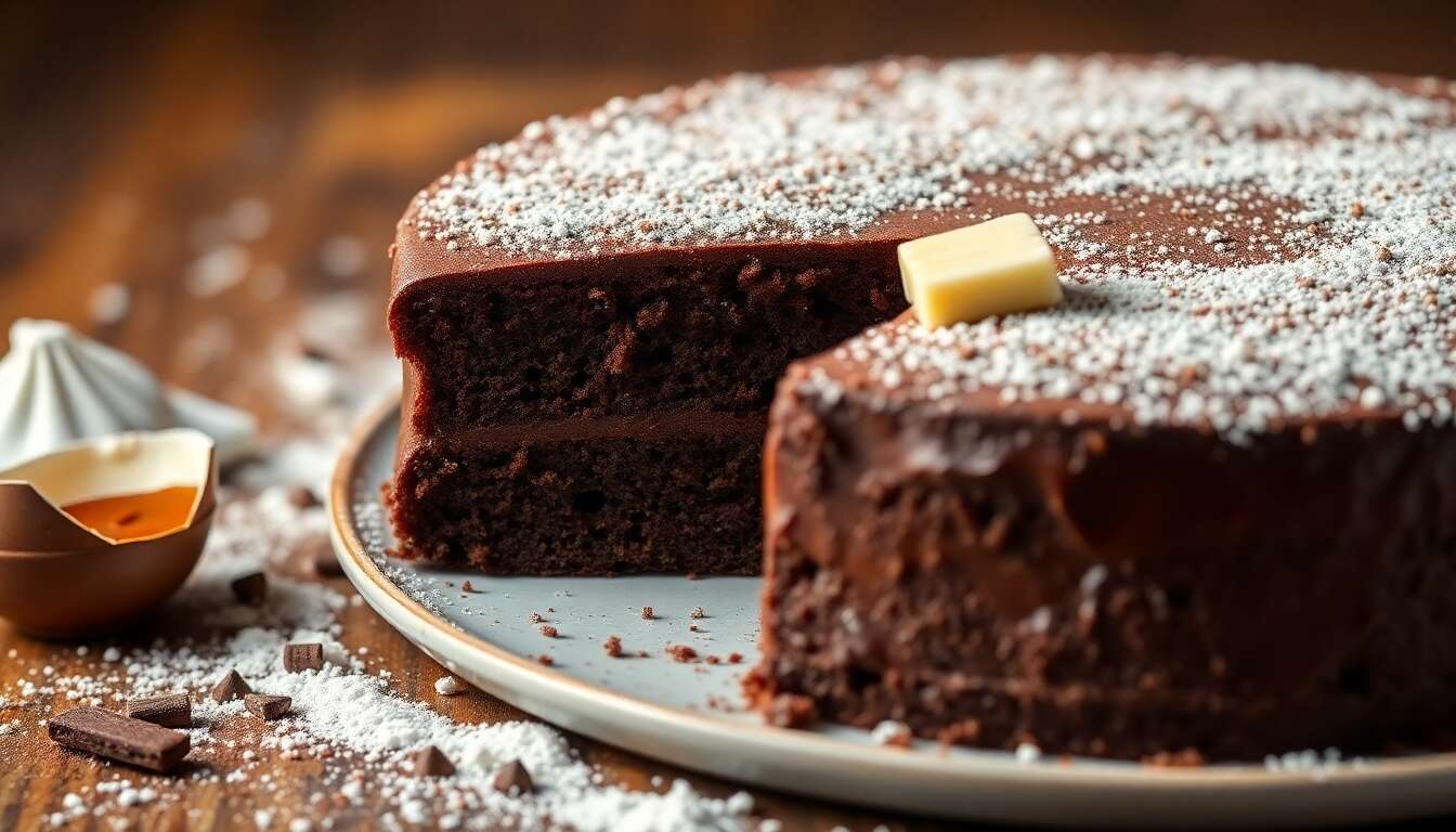 Délice Chocolaté : le Gâteau Simple À Base De Poudre De Cacao