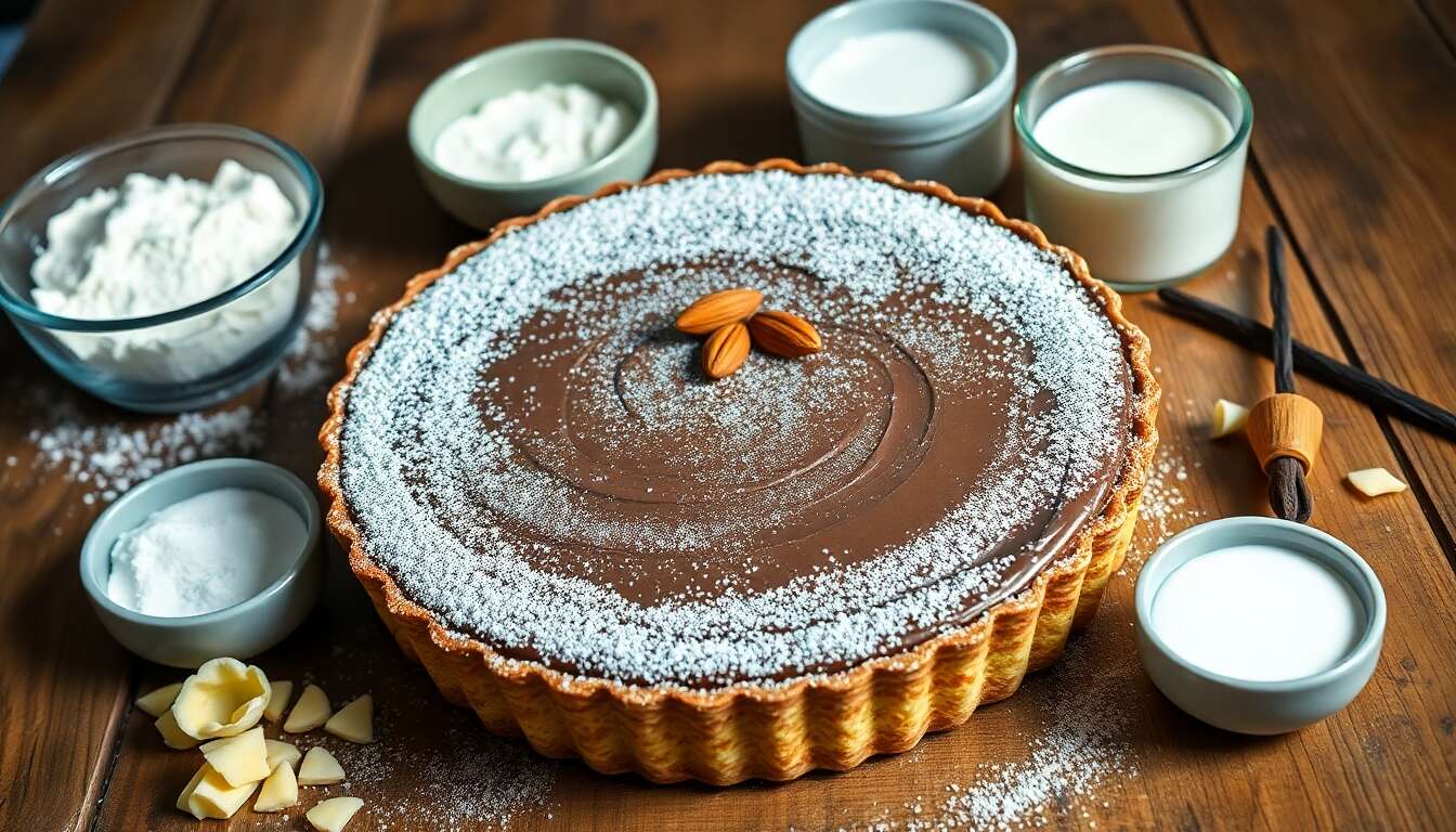 Tarte Chocolat : recette Facile et Fondante