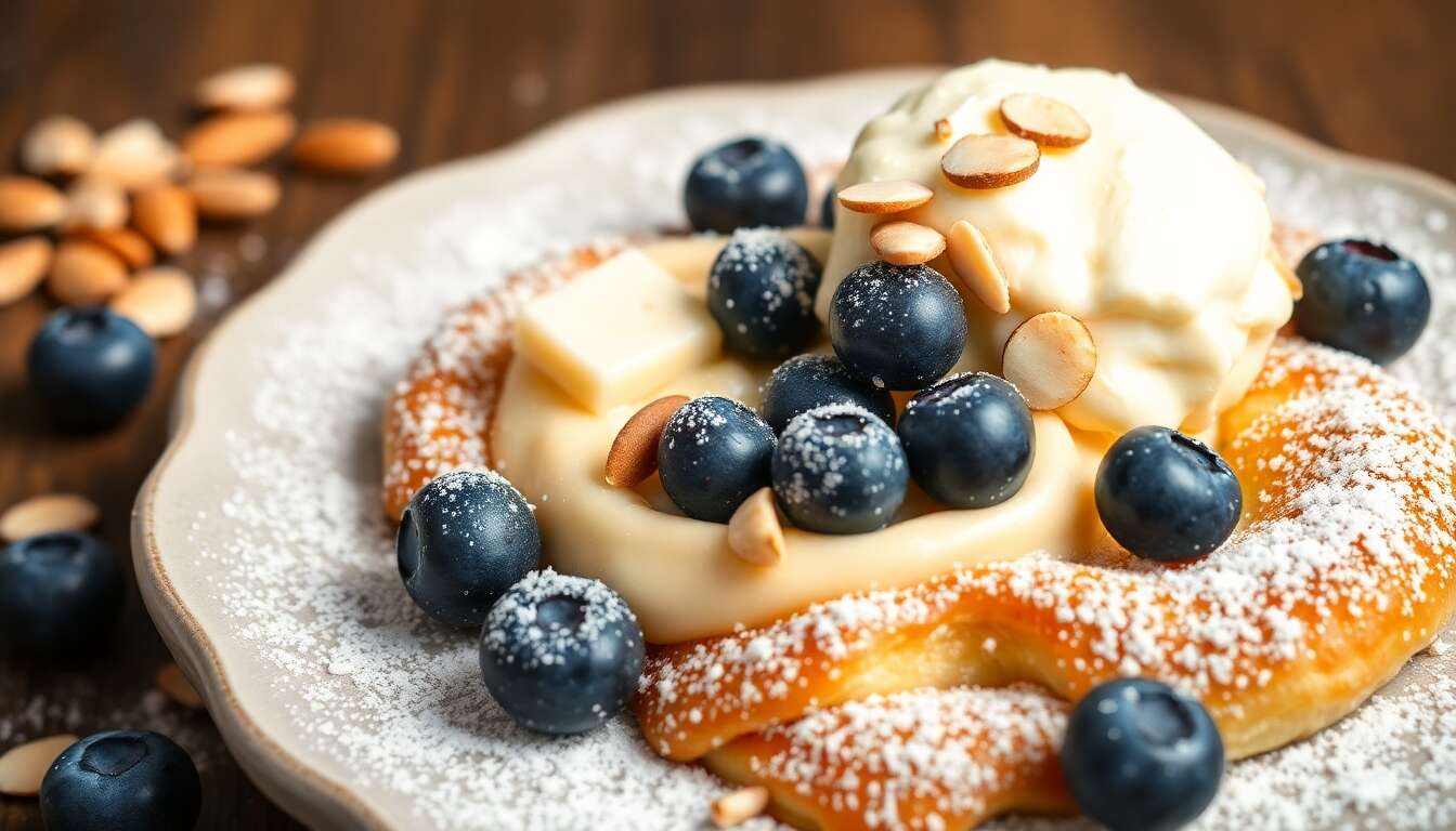 Délice myrtilles-amandes : recette simplissime