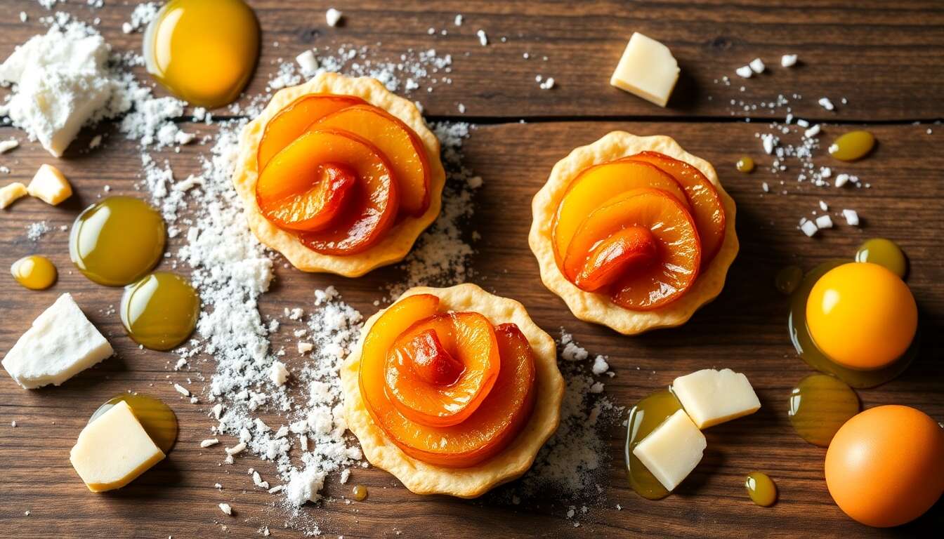 Délice Caramélisé : mini-Tartes aux Pommes