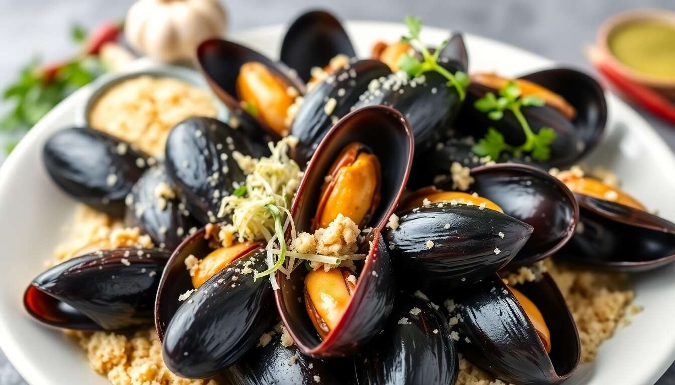 Recette de moules au four à la mode Arracanate