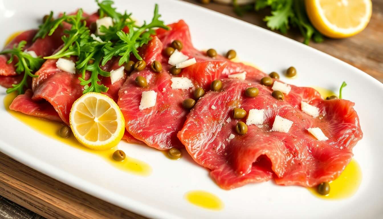Carpaccio de bœuf à l'italienne : recette 2024