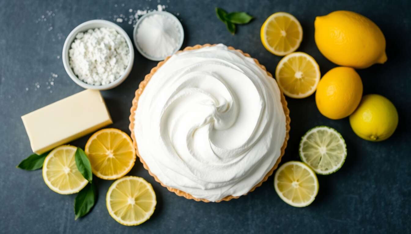 Délice citronné : tarte meringuée simplissime