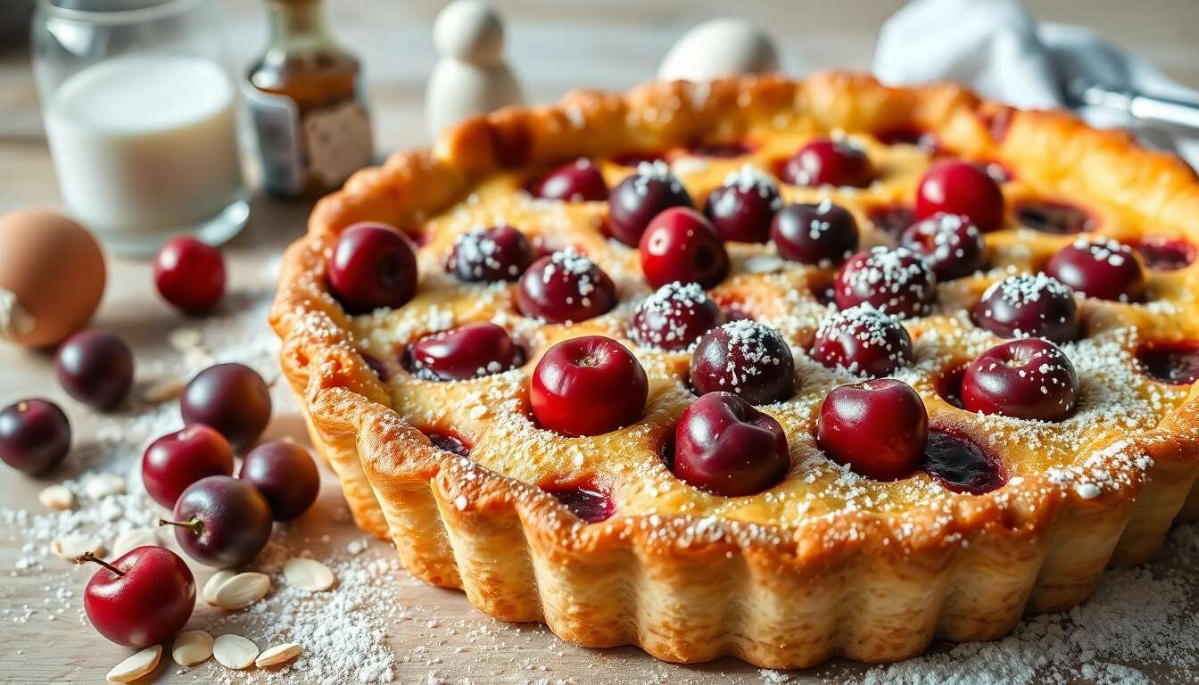Réussir un clafoutis aux cerises inratable