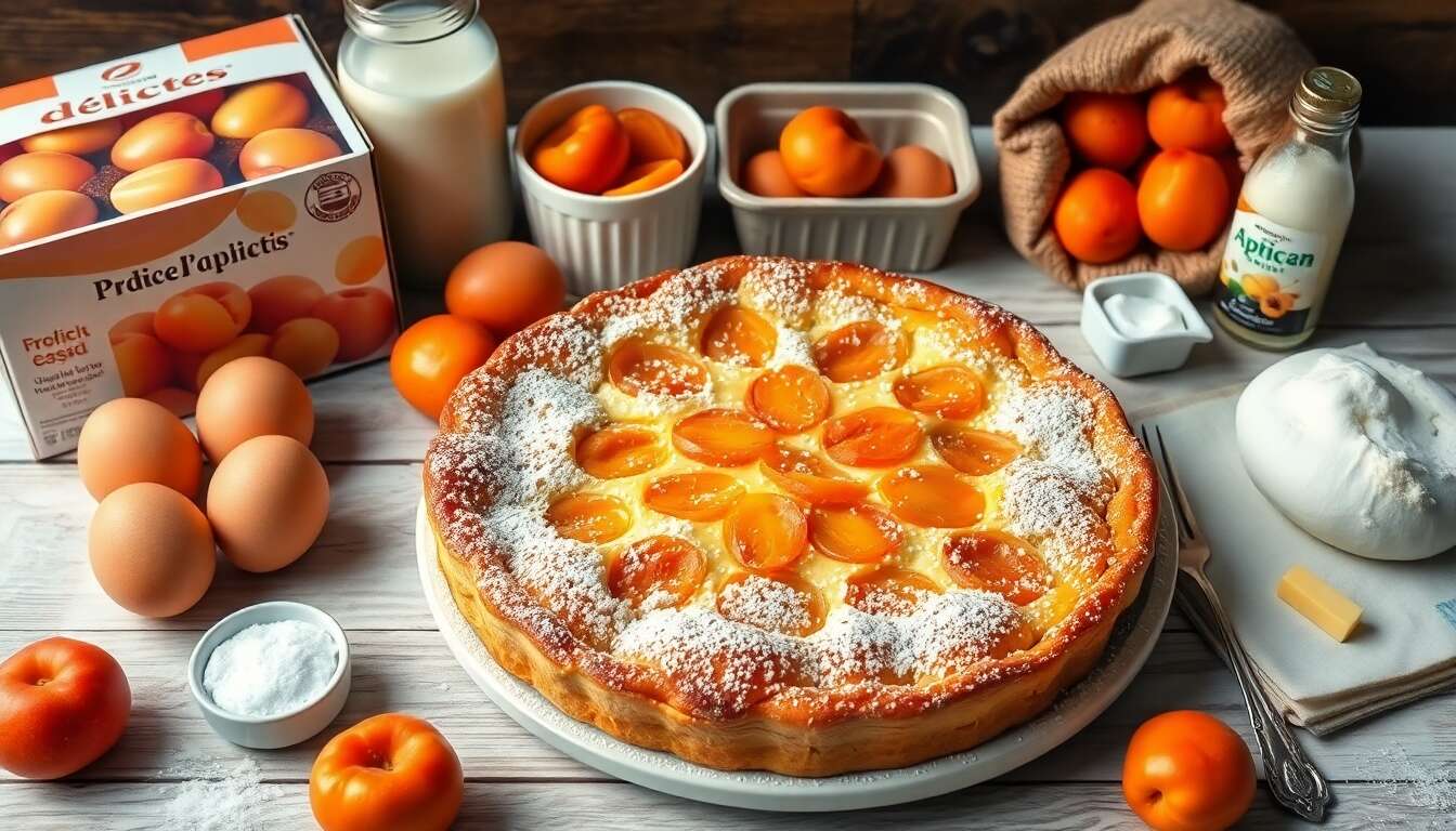 Délice d'abricot en clafoutis