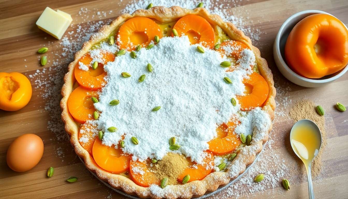 Tarte Campagnarde Abricot Pistache Sans Matériel