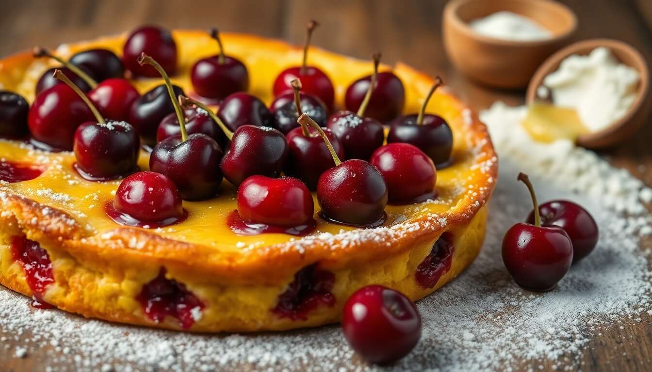Clafoutis moelleux aux cerises : la recette simplissime