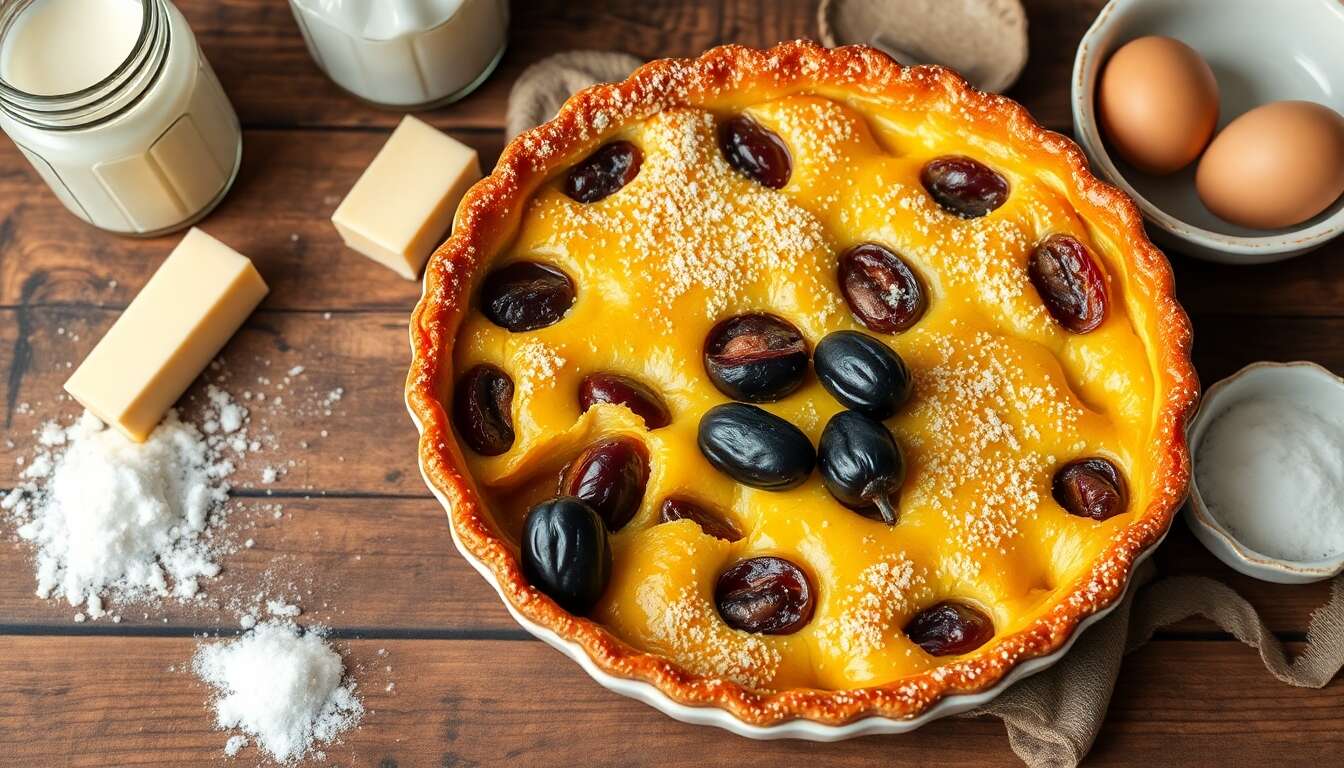 Délice fruité en clafoutis