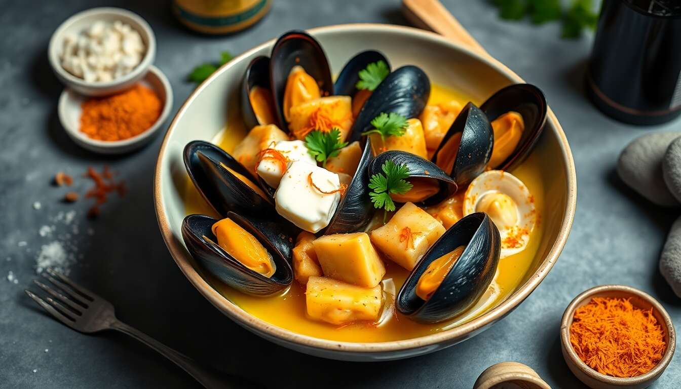 Recette de coquillages au safran : un délice marin