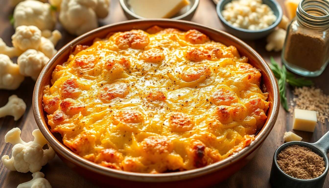 Gratin de Choux-Fleurs aux Trois Fromages : recette Savoureuse