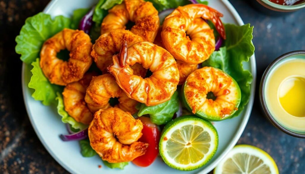 Salade de crevettes croustillantes au Guacabomba : recette épicée