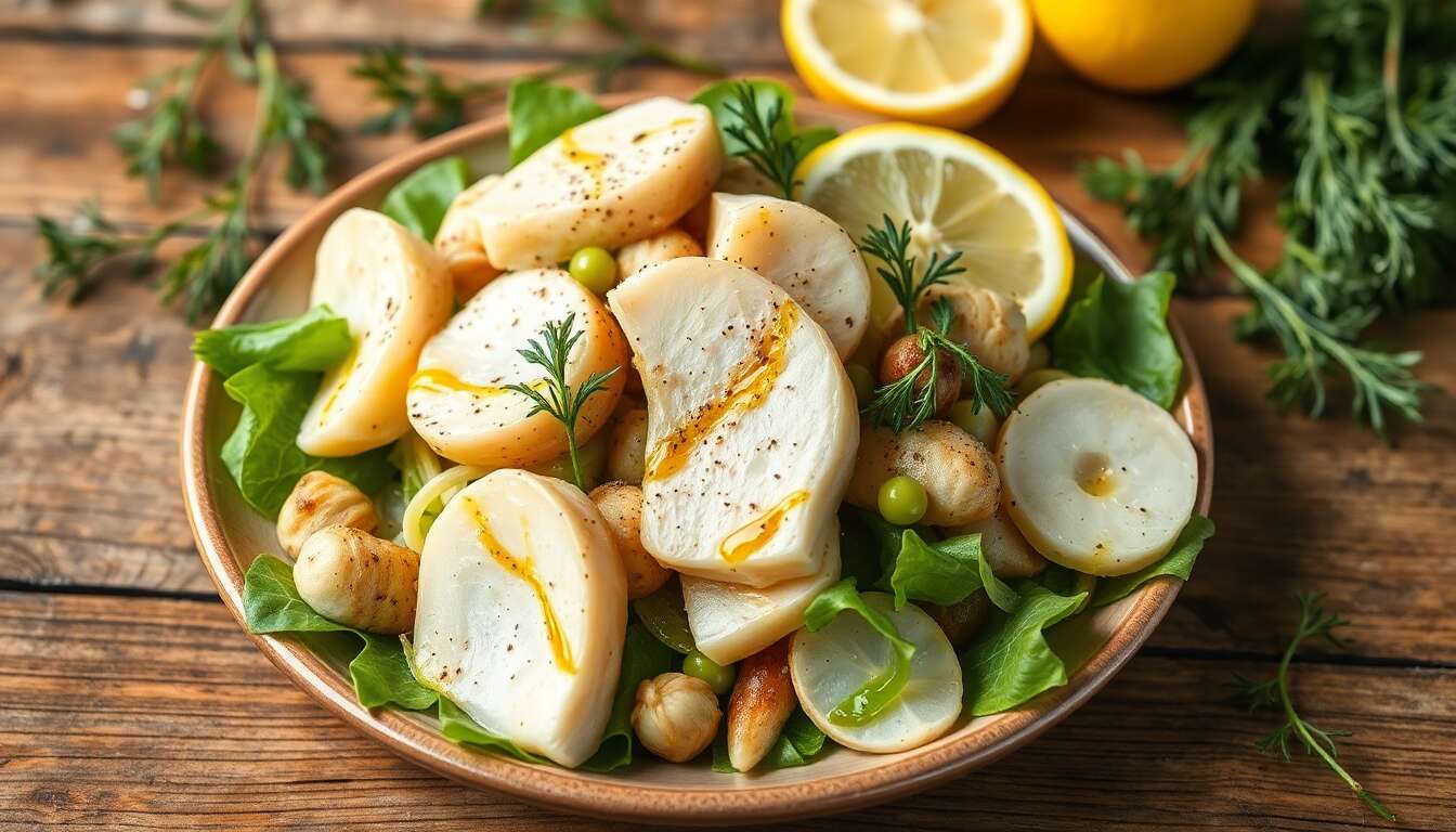 Salade de seiche au fenouil : recette savoureuse et facile