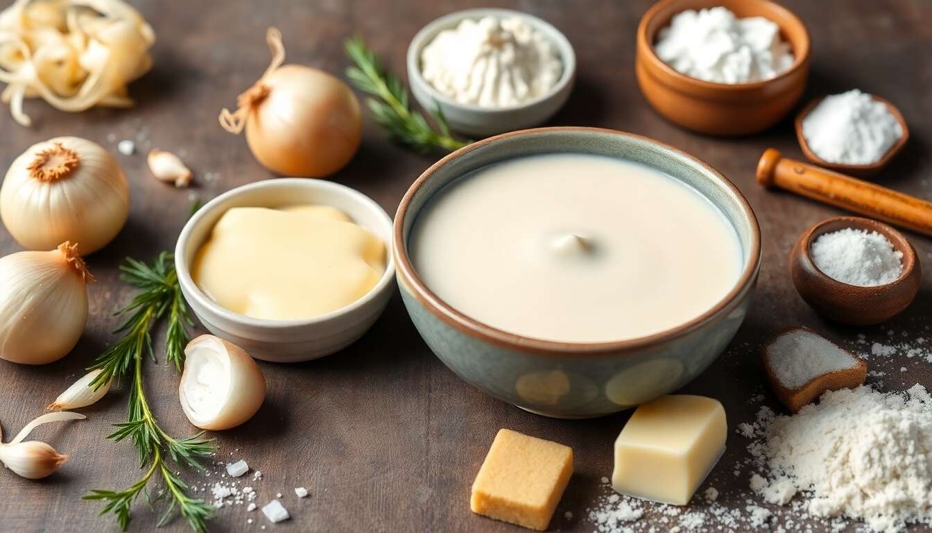 Recette facile : sauce d'oignons au lait