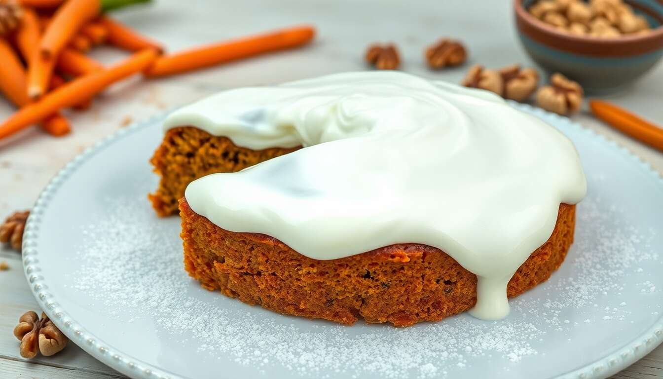 Carrot Cake gourmand de Jean-François Piège : recette et double crème