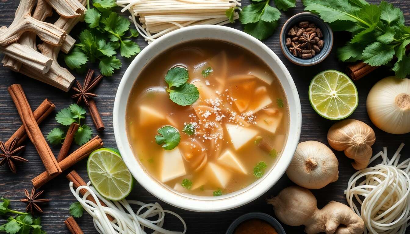 Recette authentique du phở bò vietnamien