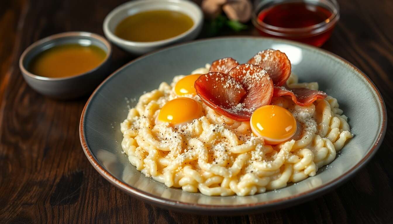 Risotto carbonara de Simone Zanoni : recette gourmande pas à pas