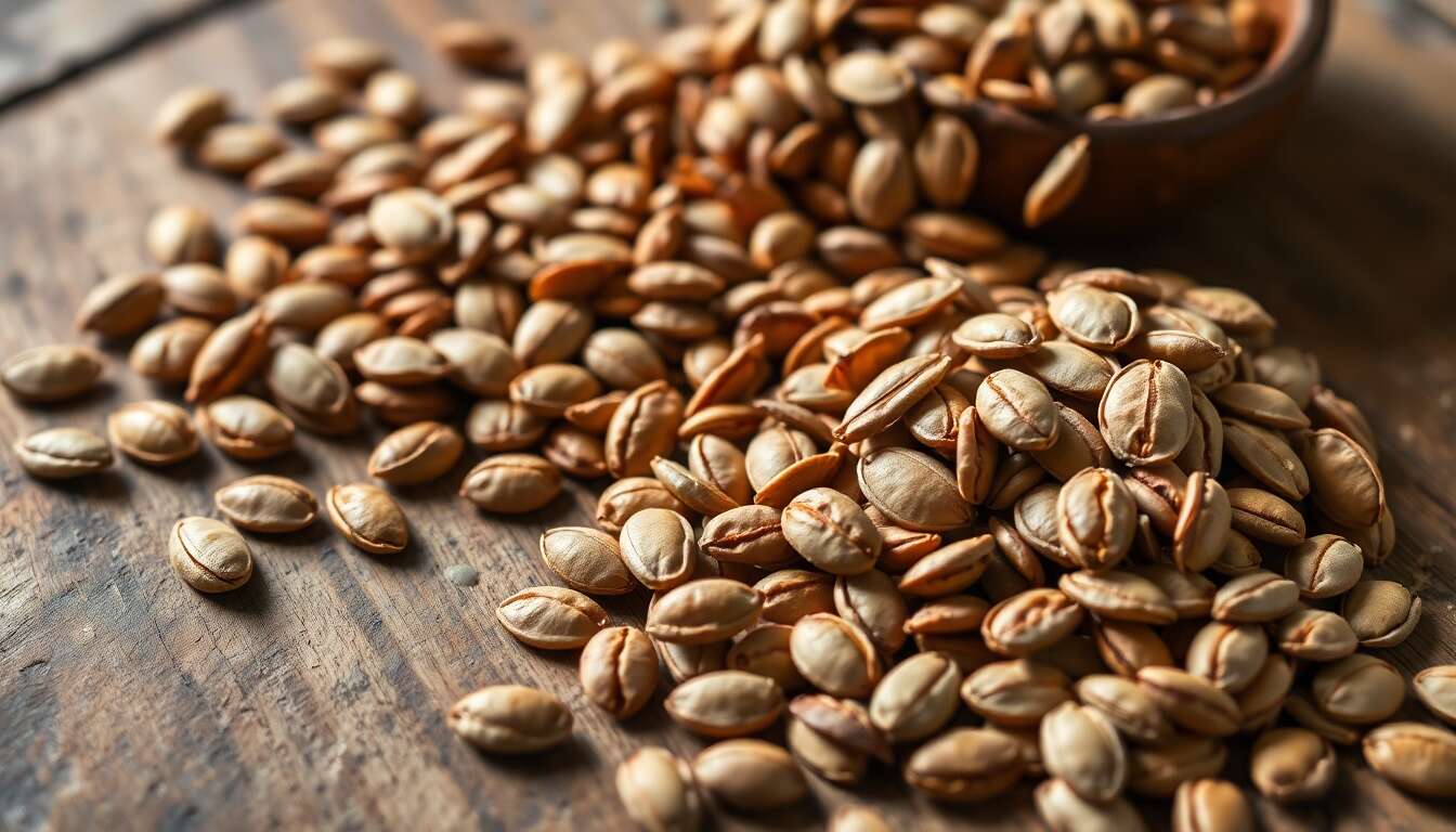 Introduction aux graines de courge s&eacute;ch&eacute;es