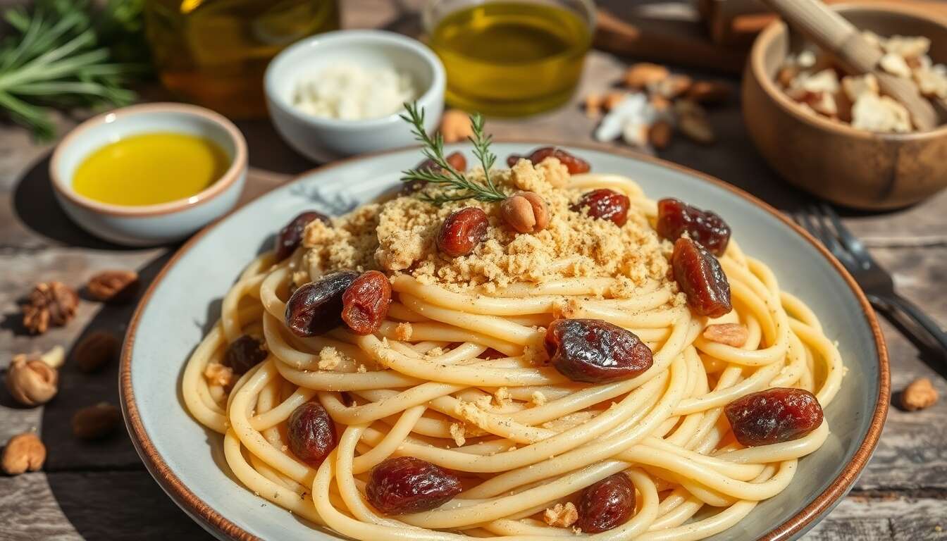 Recette authentique de bucatini con le sarde