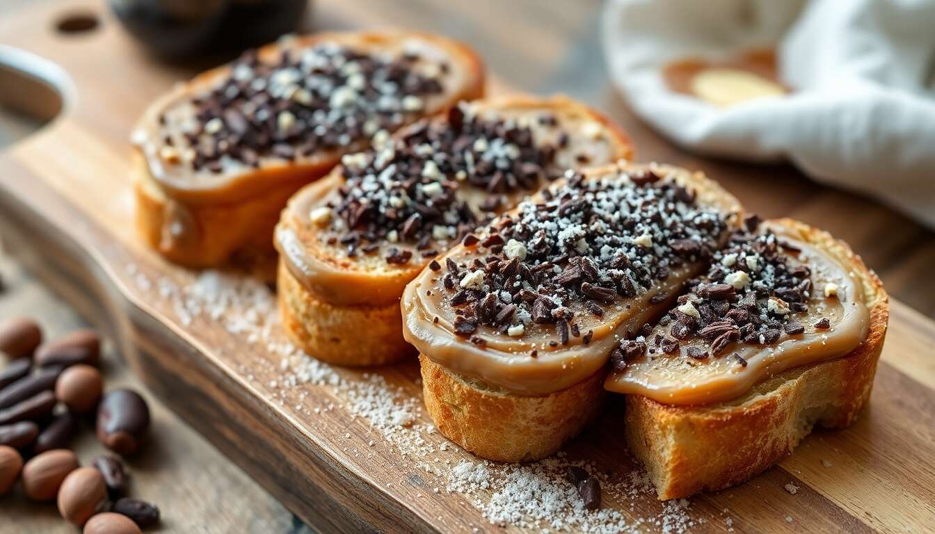 Tartines russes au praliné de Christophe et Carine : une recette gourmande
