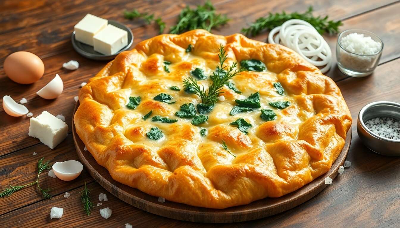 Recette de la Spanakopita : délicieuse tourte grecque aux épinards