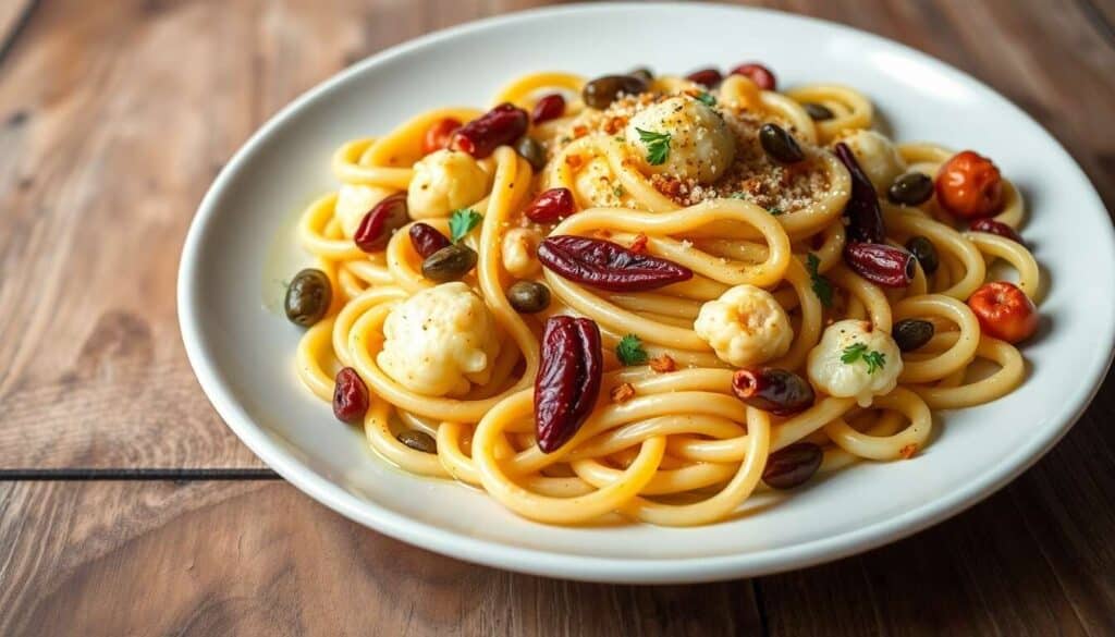 Bucatini au chou-fleur à la Sicilienne : recette savoureuse