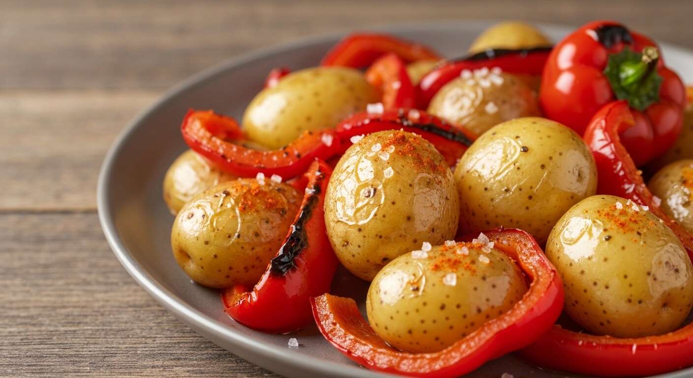 Petites pommes rôties aux poivrons : une recette savoureuse
