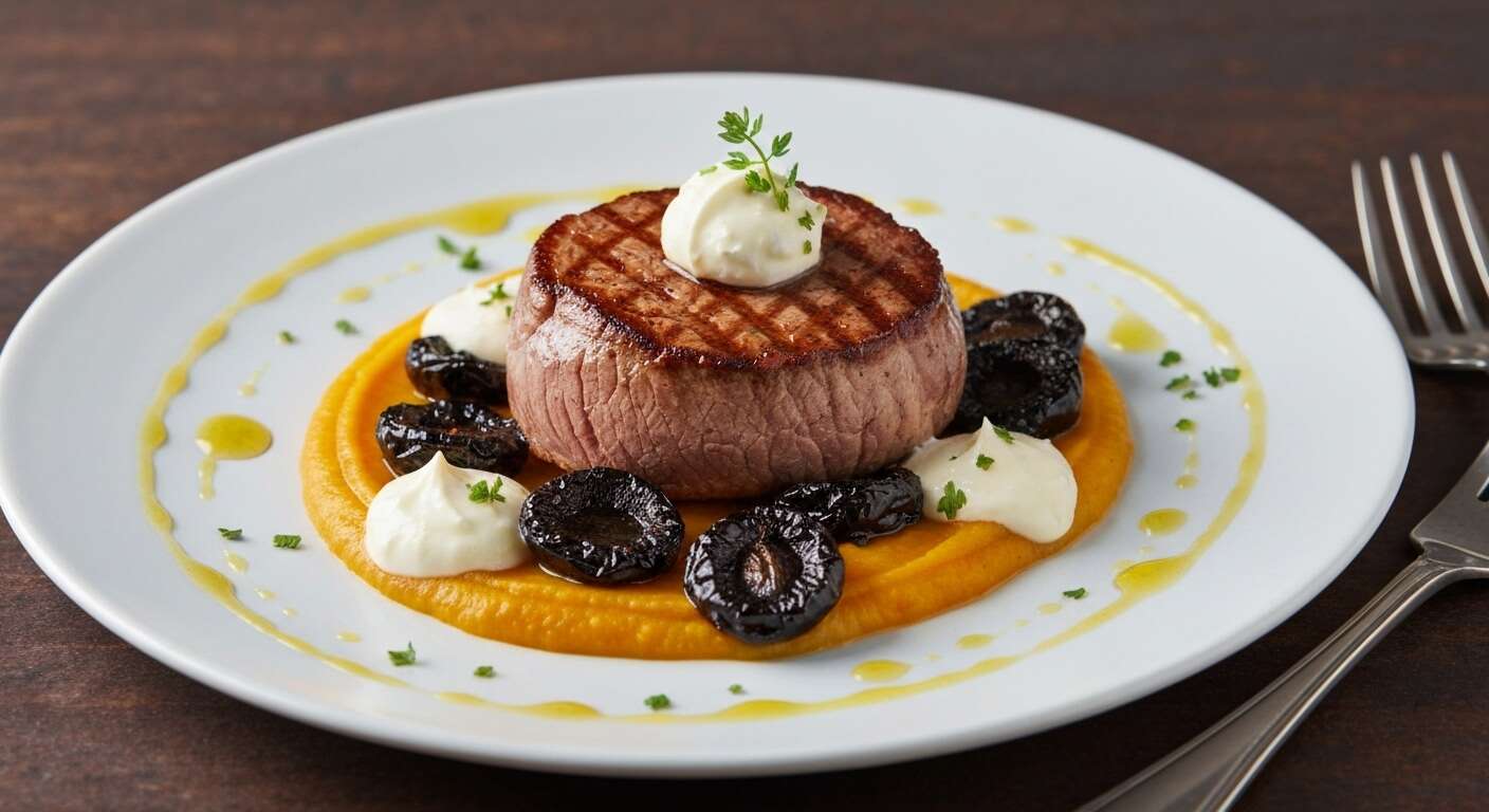 Filet de porc aux pruneaux, gorgonzola et purée de butternut : une recette gourmande