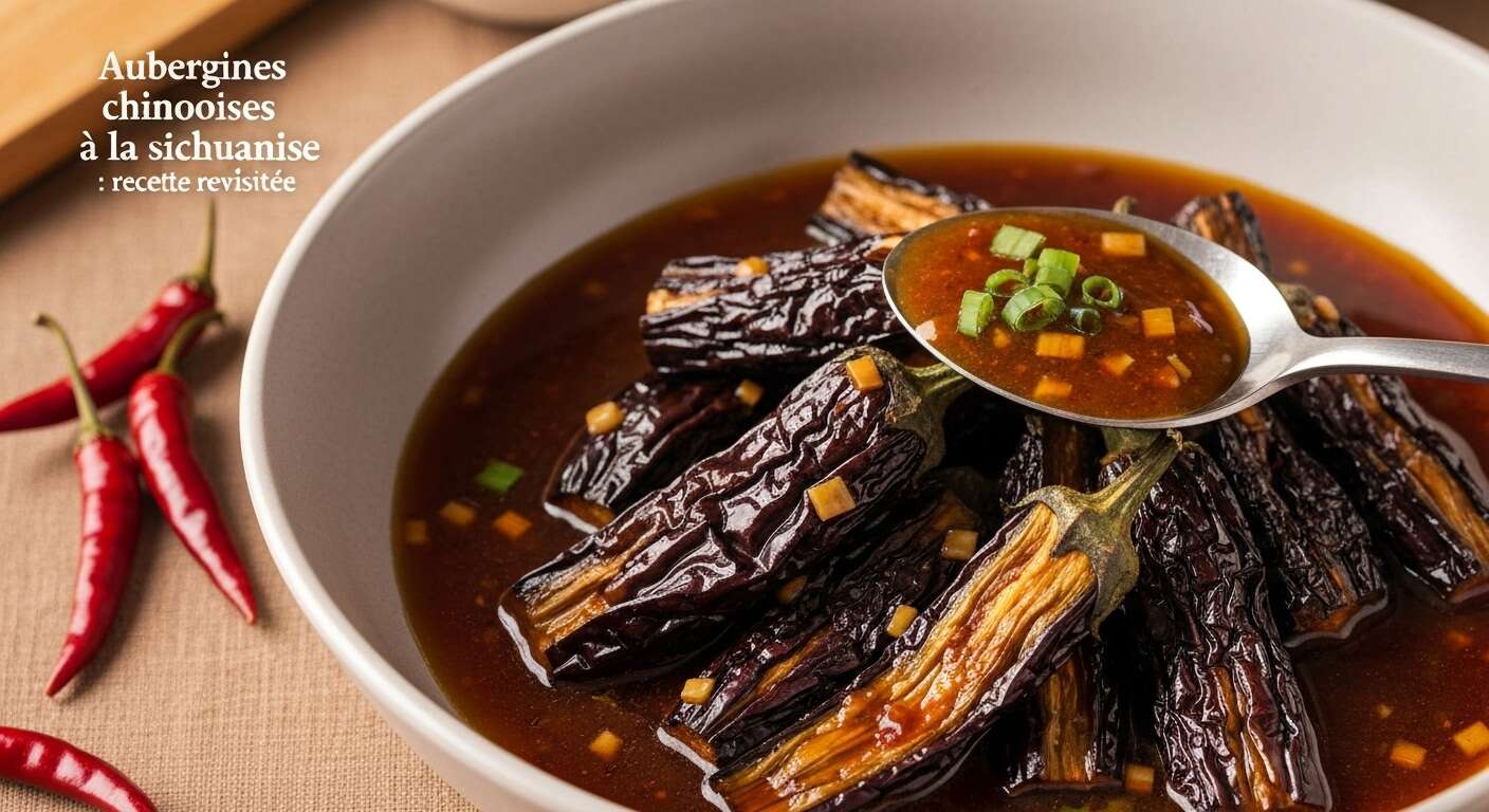 Aubergines chinoises à la sichuanaise : recette revisitée