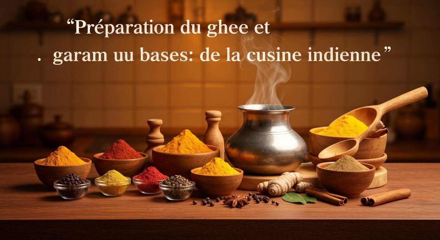 Préparation du ghee et garam masala : bases de la cuisine indienne
